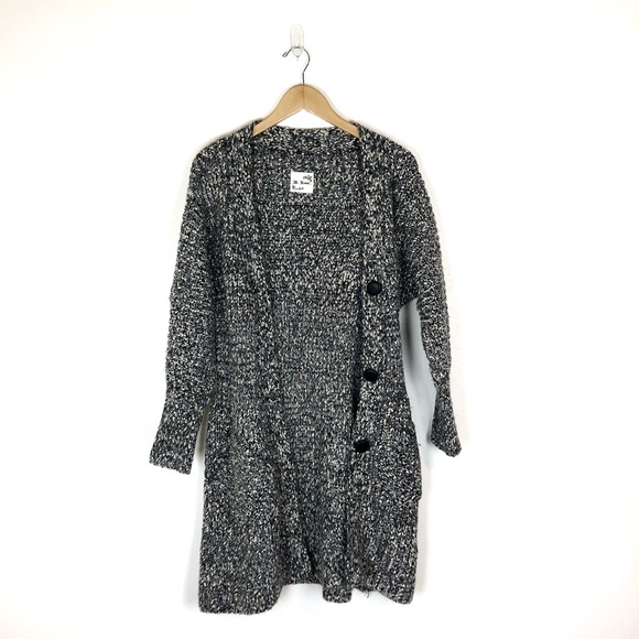 M. Rena Sweaters - M. Rena Marled Knit Sweater Cardigan Duster medium